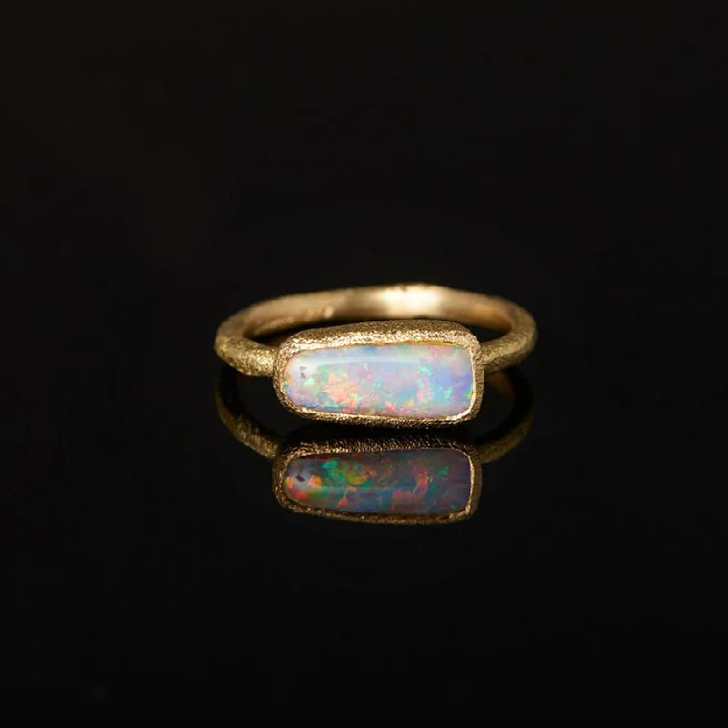 Personalized Jewelry Sale – Unique Gifts At Low Prices OP12-OOAK | 1.34 Carat One-of-a-Kind Boulder Opal Ring