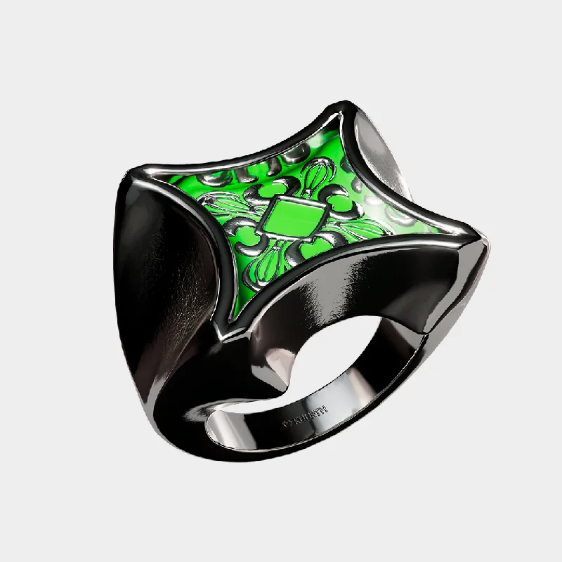 Big Discounts On Elegant Jewelry Collections Opulence - Green Ring