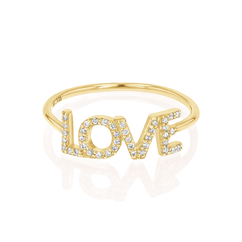 Limited-Stock Jewelry Sale – Once It's Gone, It's Gone Diamond LOVE Ring