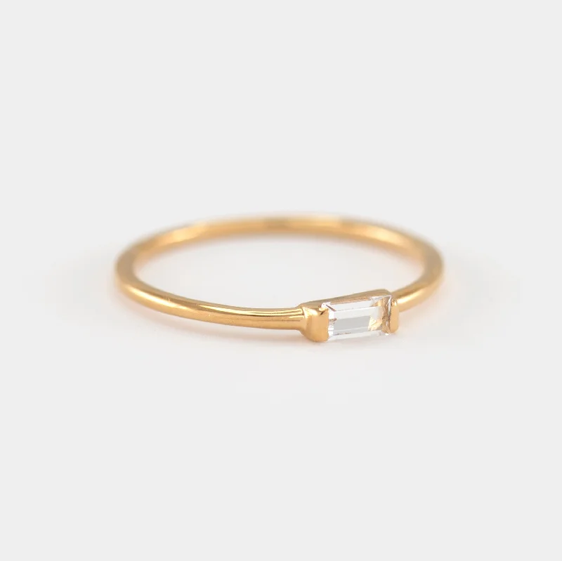 Handcrafted Jewelry Sale – Unique Designs At Low Prices Reese White Topaz Band