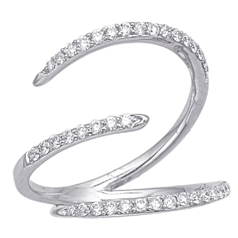 Discounted Jewelry For A Glamorous Look Diamond Bypass Ring