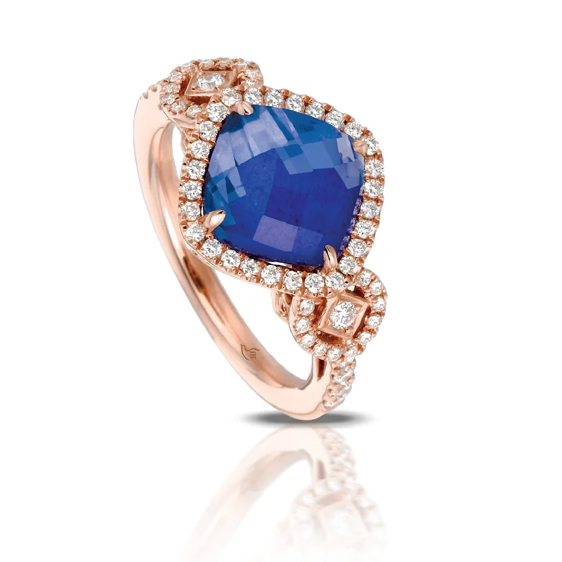 Stunning Jewelry Pieces At The Lowest Prices Ever Lapis and Diamond Ring