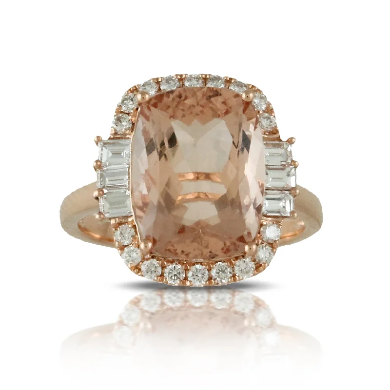 Your Dream Jewelry At Dream Prices – Shop Now Morganite and Diamond Ring