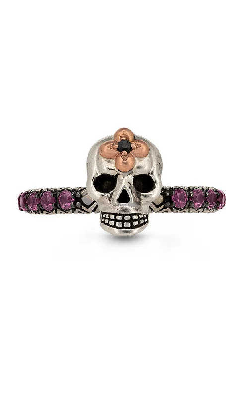 Exclusive Jewelry Bundles At Discounted Rates Roses Never Die Skull Ring – Black Sapphire & Pink Garnet Exclusive Jewelry Bundles At Discounted Rates Roses Never Die Skull Ring – Black Sapphire & Pink Garnet