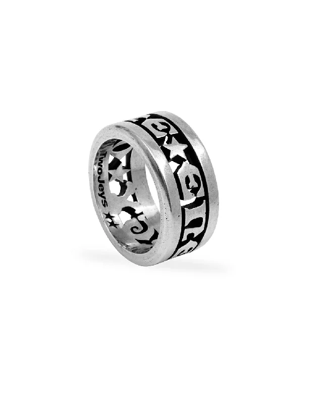 Unmissable Jewelry Sale – Shop Before It's Too Late Scripted Ring