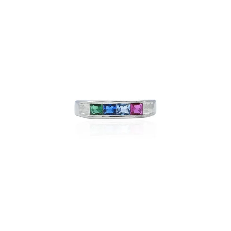 The Perfect Accessory For Less – Jewelry Sale Live Silver Colourful Lighting Ring