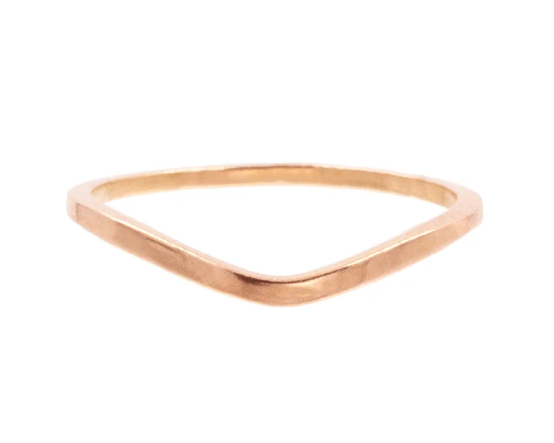 Premium Diamond Jewelry For Unforgettable Moments Edie Solid Gold Curved Band