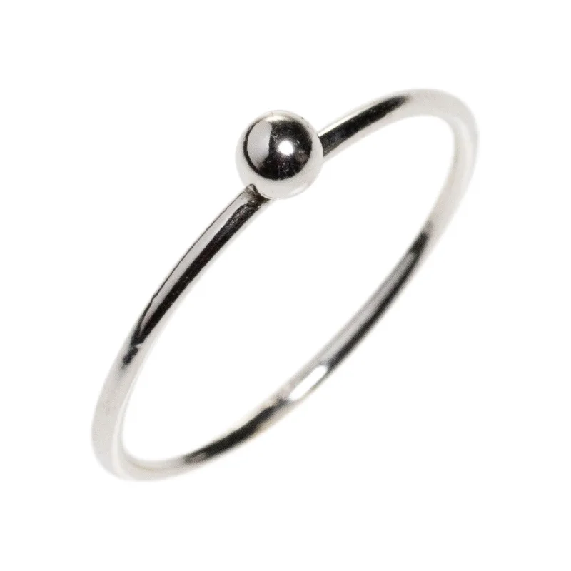 Jewelry Deals That Outshine The Rest Stacking Ring Dot Ring in Silver