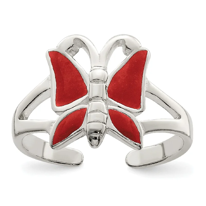 Jewelry Sale Alert – Shop Timeless Elegance Today Sterling Silver 2MM Butterfly Toe Ring