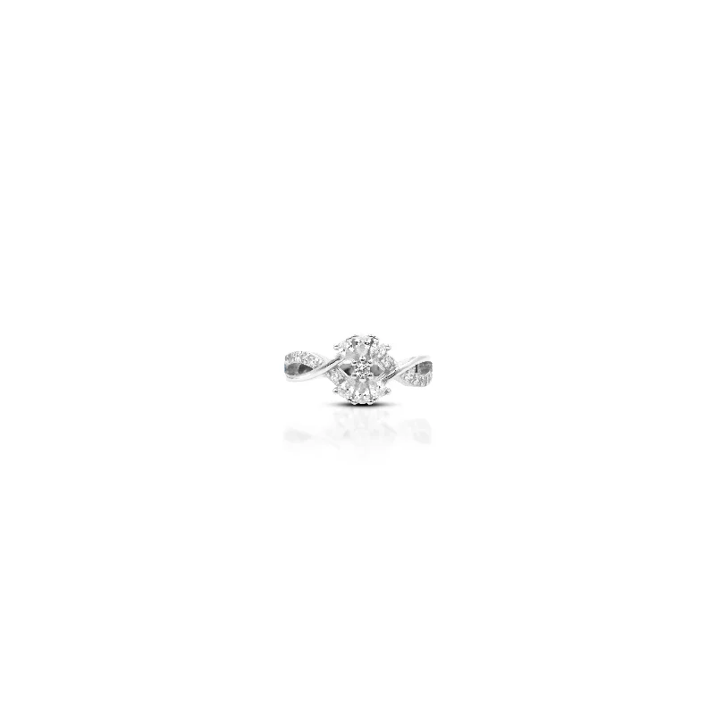 Discounted Jewelry For A Glamorous Look Sterling Silver Flower Infinite Design Ring for Girls Discounted Jewelry For A Glamorous Look Sterling Silver Flower Infinite Design Ring for Girls
