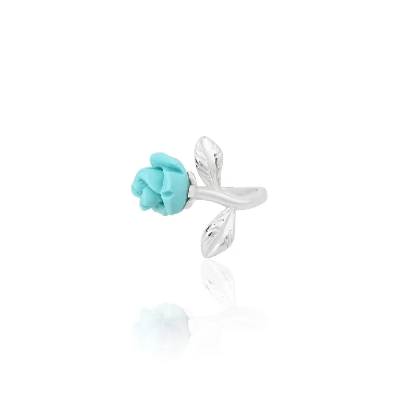 Elegant Designs, Unbeatable Discounts – Shop Jewelry Now Sterling Silver Vintage Style Light Blue Rose Ring for Girls Elegant Designs, Unbeatable Discounts – Shop Jewelry Now Sterling Silver Vintage Style Light Blue Rose Ring for Girls