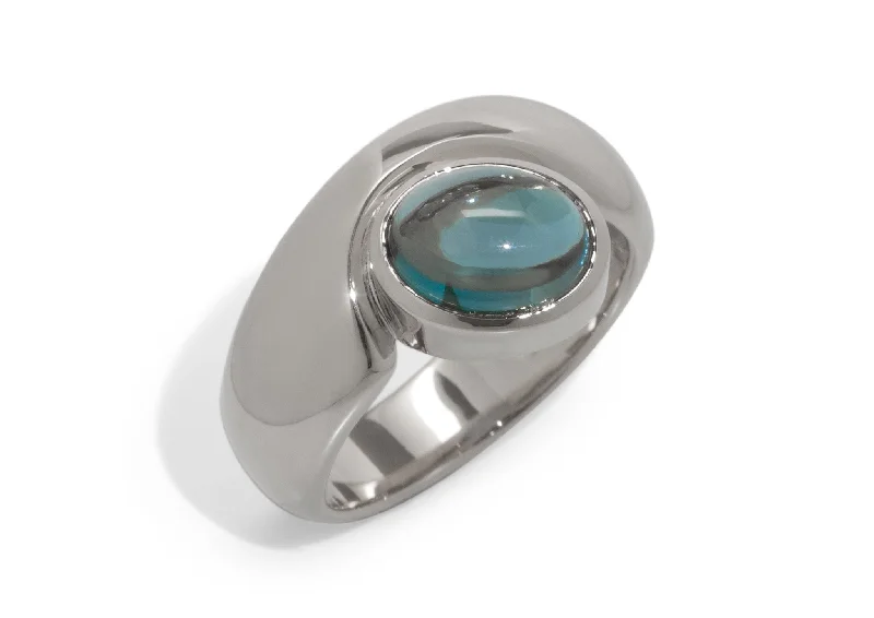 Shop Fine Jewelry With Exclusive Savings JW211 Cabochon Gemstone Ring, White Gold & Platinum Shop Fine Jewelry With Exclusive Savings JW211 Cabochon Gemstone Ring, White Gold & Platinum