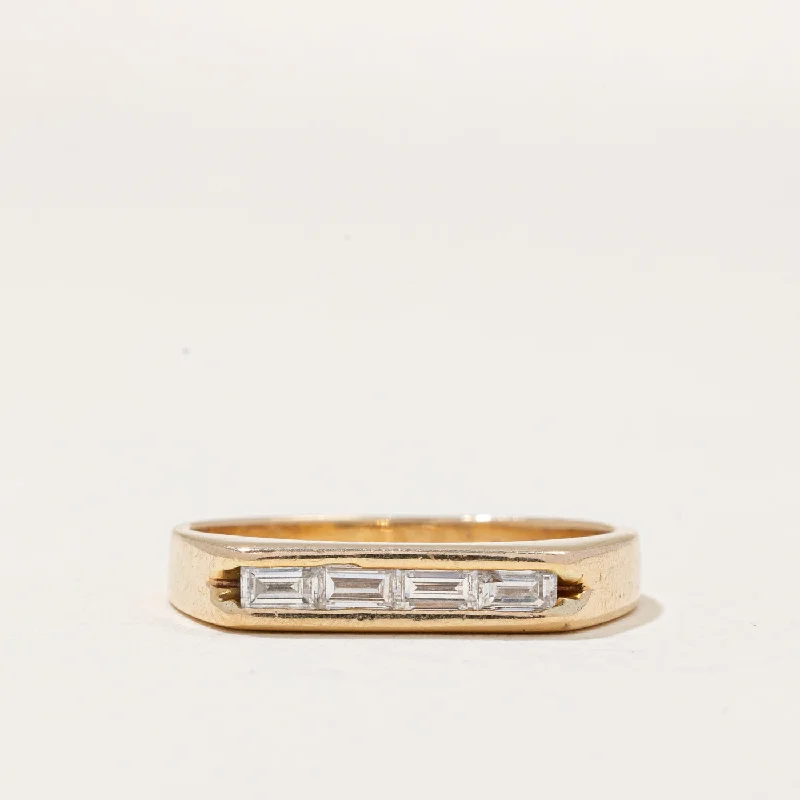 Luxury Jewelry At Unbeatable Discounts Tension Set Baguette Diamond Ring | 0.24ctw | SZ 7 | Luxury Jewelry At Unbeatable Discounts Tension Set Baguette Diamond Ring | 0.24ctw | SZ 7 |
