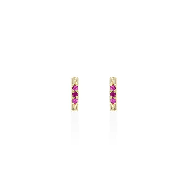 Get Ready To Sparkle – Special Jewelry Discounts Valerie Earring pink sapphire