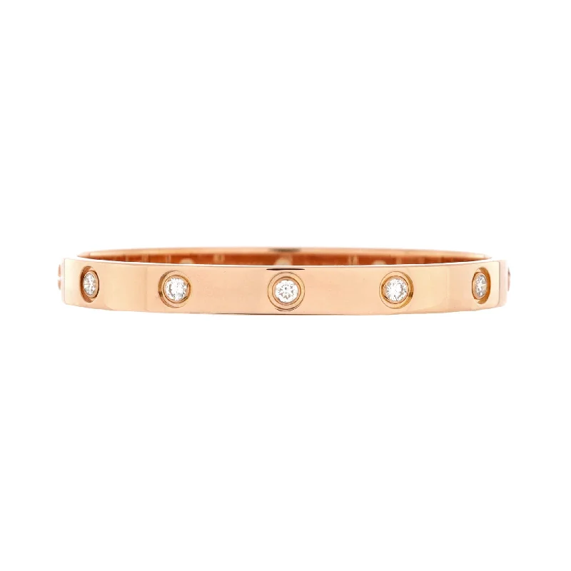 Best-Selling Jewelry Now Available At Special Deals Love 10 Diamond Bracelet 18K Rose Gold with Diamonds