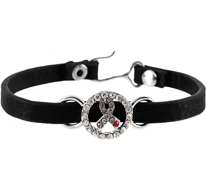 Timeless Jewelry Styles At Wallet-Friendly Prices Diabetes Awareness Faux Leather Bracelet