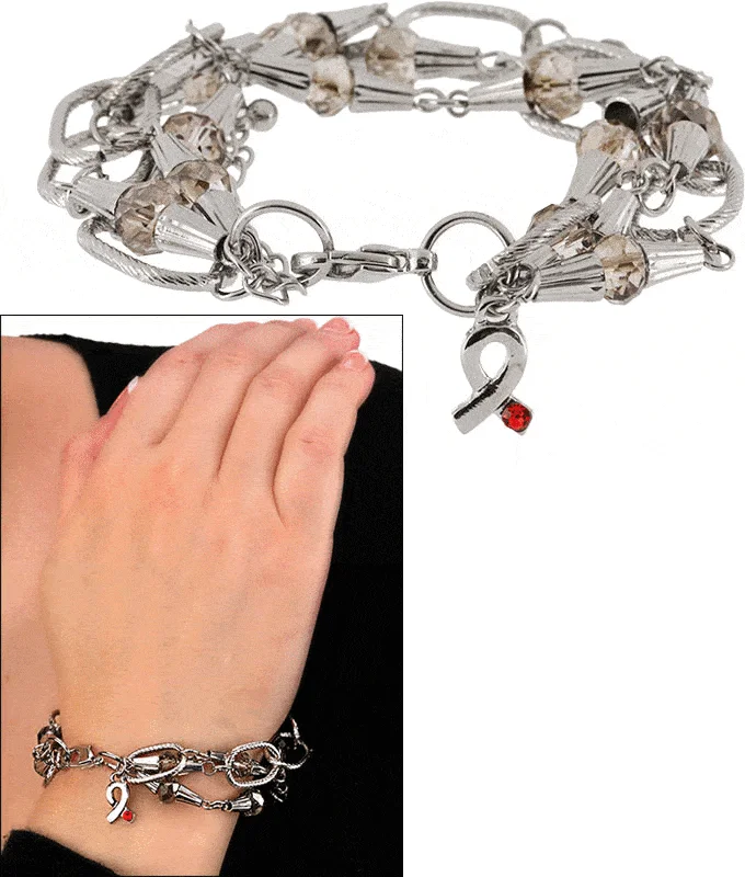 Luxury Jewelry Clearance – Shop Premium Styles Now Crystal & Links Diabetes Awareness Bracelet
