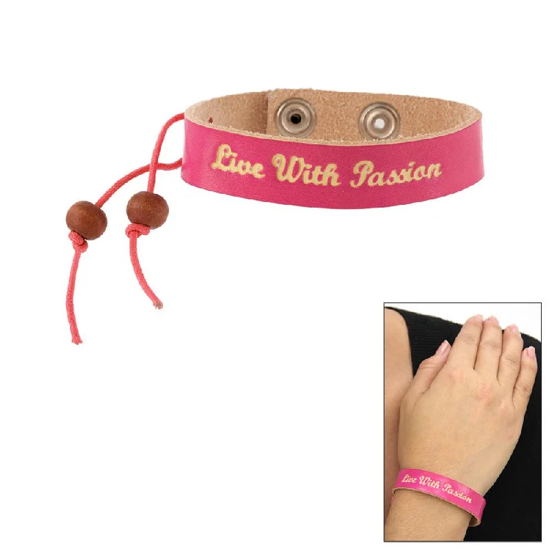 Everyday Jewelry Essentials Now On Sale Live with Passion Faux Leather Bracelet