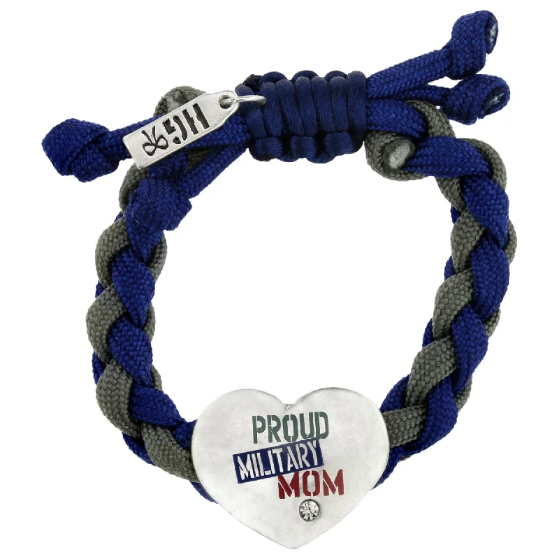 Shop High-Quality Jewelry At Jaw-Dropping Discounts Proud Military Mom Paracord Bracelet