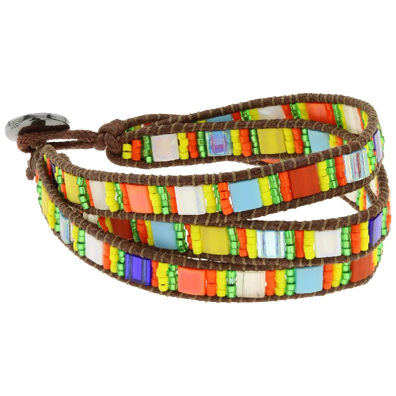 Don't Miss Our Biggest Jewelry Sale Of The Season Guatemalan Glass Tile Bracelet