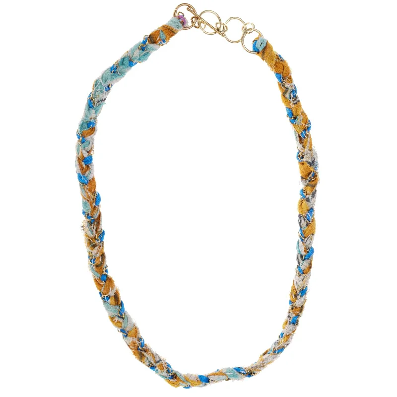 Shop Handcrafted Jewelry At Special Promotional Rates Kantha Braided Chain Wrap Bracelet