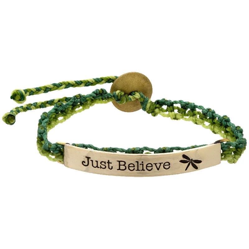 Big Discounts On Elegant Jewelry Collections Just Believe Dragonfly Woven Bracelet