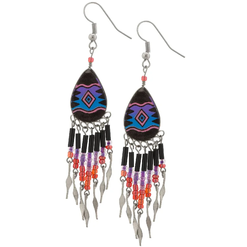 Timeless Elegance, Temporary Discounts – Act Fast Colorful Ceramic Teardrop Chandelier Earrings Timeless Elegance, Temporary Discounts – Act Fast Colorful Ceramic Teardrop Chandelier Earrings
