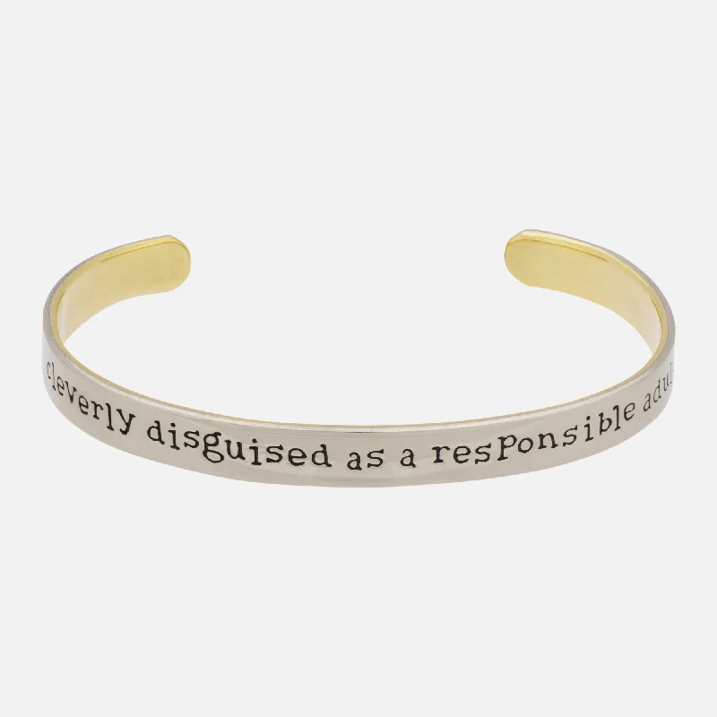 Upgrade Your Jewelry Collection For Less Cleverly Disguised Mixed Metal Cuff Bracelet