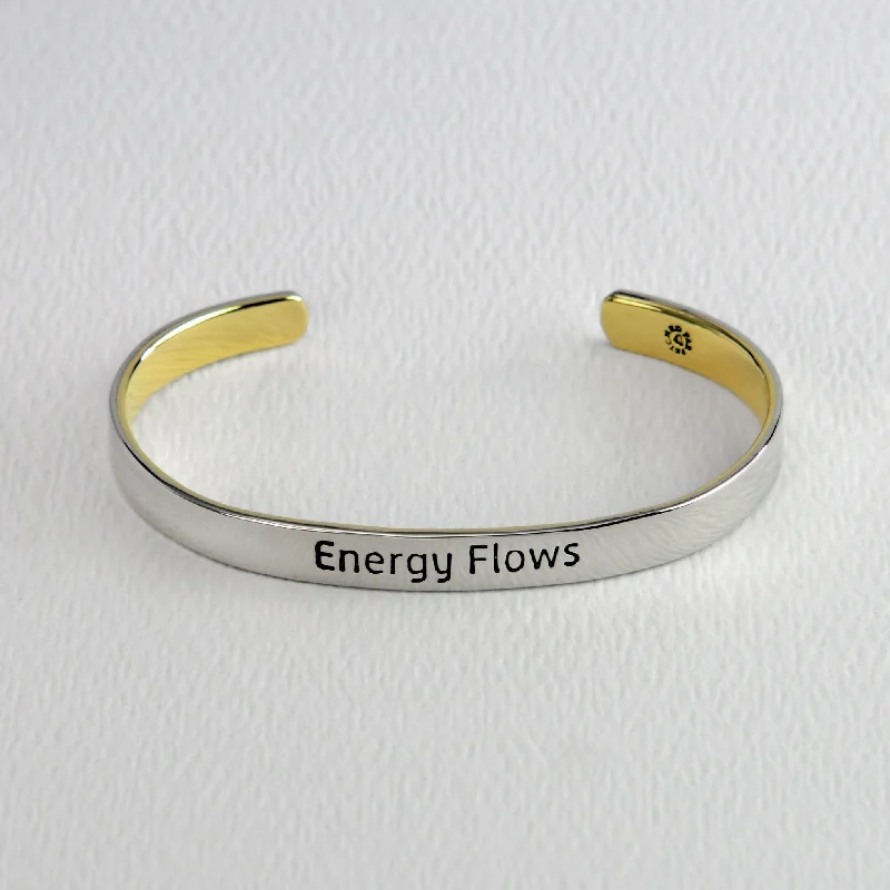 Huge Savings On Timeless Jewelry Collections Energy Flows Mixed Metals Cuff Bracelet