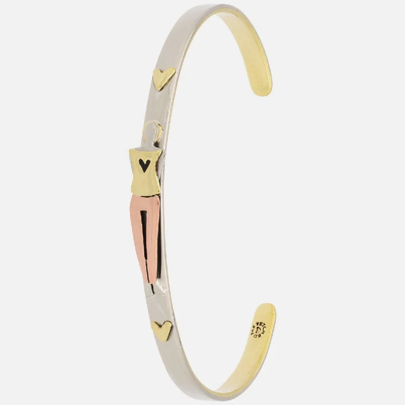 Affordable Glamour – Premium Jewelry At Special Prices I Am Beautiful Mixed Metals Cuff Bracelet