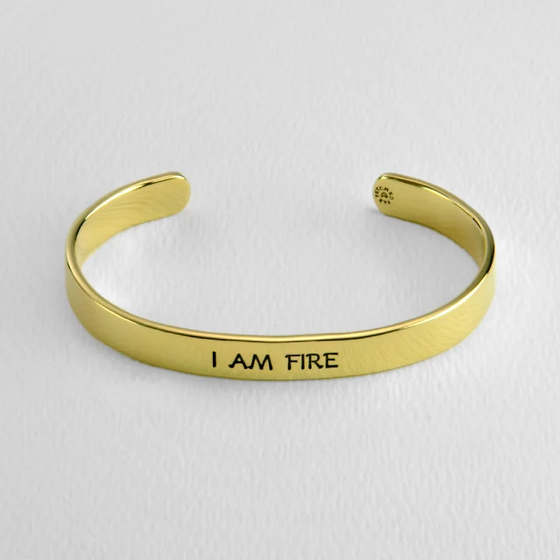 Personalized Jewelry Sale – Unique Pieces At Great Prices I Am Fire Astrology Cuff Bracelet