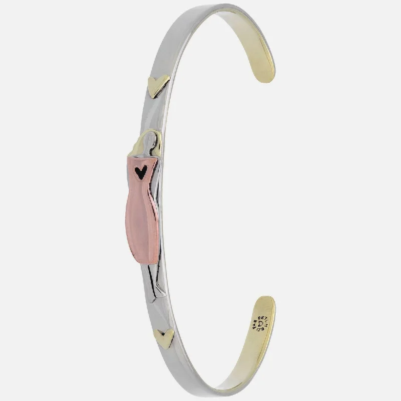 High-End Sparkle, Low-End Prices – Jewelry Sale Live I Am Strong Mixed Metals Cuff Bracelet