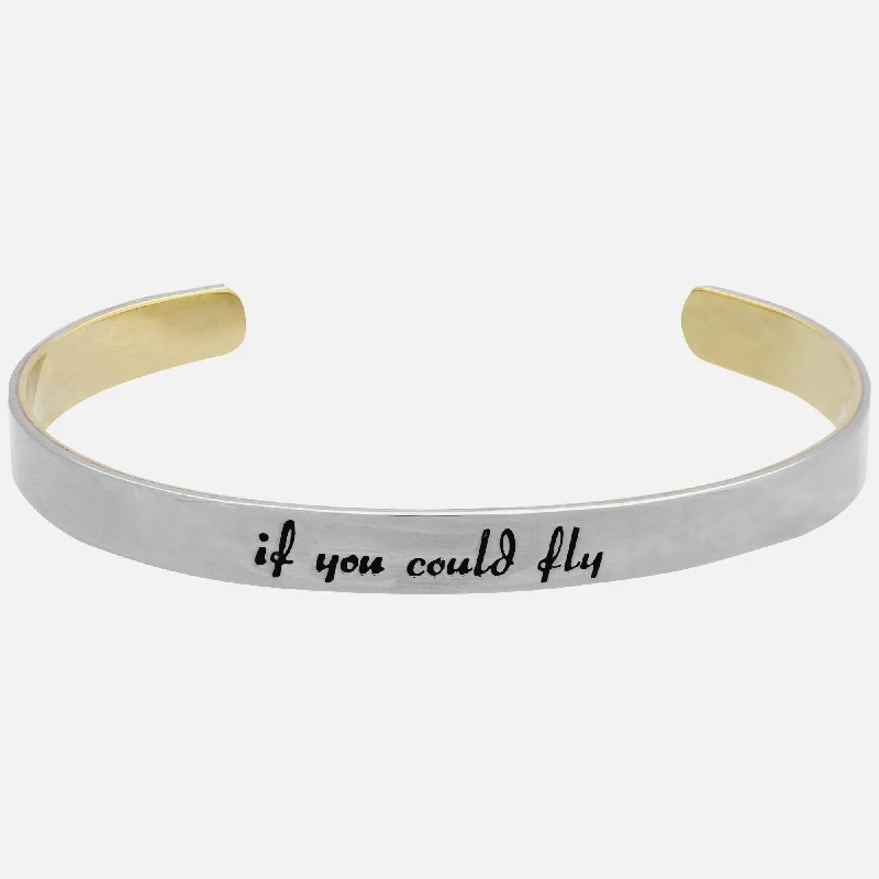 Elegant Jewelry At Unbeatable Offers – Shop Before It's Gone If You Could Fly Mixed Metals Cuff Bracelet