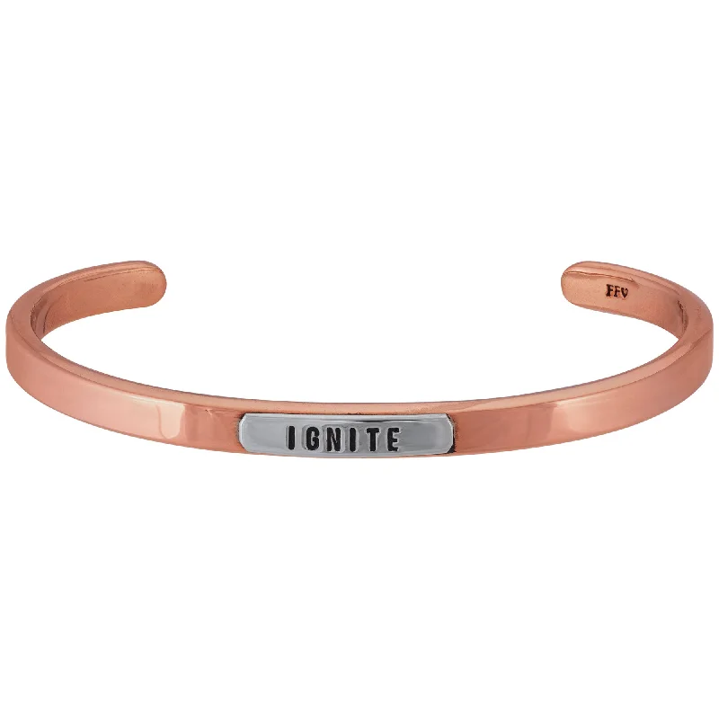 Exclusive Jewelry Offers – Shine For Less Ignite Silver & Copper Cuff Bracelet