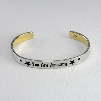 Shop Trending Jewelry With Exclusive Savings You Are Amazing Mixed Metals Cuff Bracelet Shop Trending Jewelry With Exclusive Savings You Are Amazing Mixed Metals Cuff Bracelet