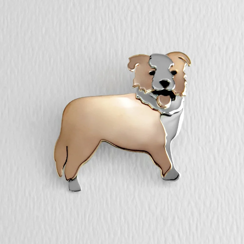 Grab Exquisite Jewelry At The Lowest Prices Australian Shepherd Sterling & Copper Pin Grab Exquisite Jewelry At The Lowest Prices Australian Shepherd Sterling & Copper Pin