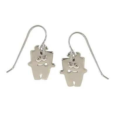 Stunning Statement Jewelry, Unbeatable Discounts Bullwinx Emoti Silver Wire Earrings Stunning Statement Jewelry, Unbeatable Discounts Bullwinx Emoti Silver Wire Earrings