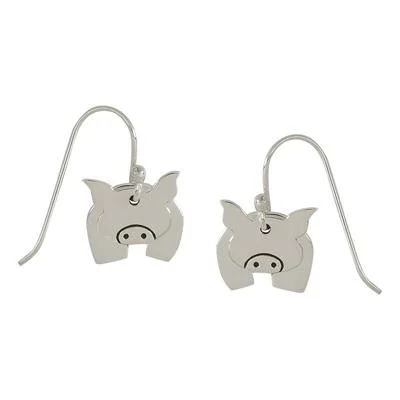Premium Diamond Jewelry At Once-In-A-Lifetime Discounts Dancing Pig Sterling Silver Earrings Premium Diamond Jewelry At Once-In-A-Lifetime Discounts Dancing Pig Sterling Silver Earrings