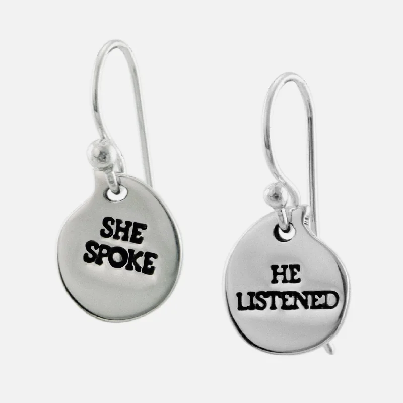 Elegant Rose Gold Jewelry For A Stylish Touch She Spoke He Listened Sterling Silver Earrings Elegant Rose Gold Jewelry For A Stylish Touch She Spoke He Listened Sterling Silver Earrings