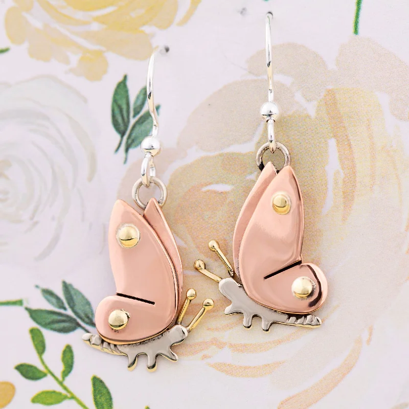 Shop Signature Jewelry Styles At Exclusive Prices Sweet Butterfly Mixed Metal Earrings Shop Signature Jewelry Styles At Exclusive Prices Sweet Butterfly Mixed Metal Earrings