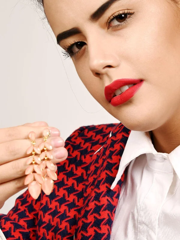 Bestselling Jewelry At Special Promotional Rates Odette Women Beautiful Coral Pink Crystal Drop Earrings Bestselling Jewelry At Special Promotional Rates Odette Women Beautiful Coral Pink Crystal Drop Earrings