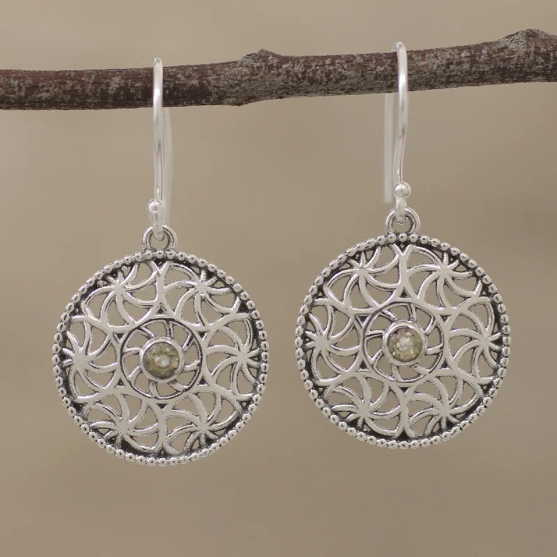 Elegant Jewelry, Exclusive Prices – Shop Now Circular Stars Citrine Openwork Dangle Earrings from India Elegant Jewelry, Exclusive Prices – Shop Now Circular Stars Citrine Openwork Dangle Earrings from India