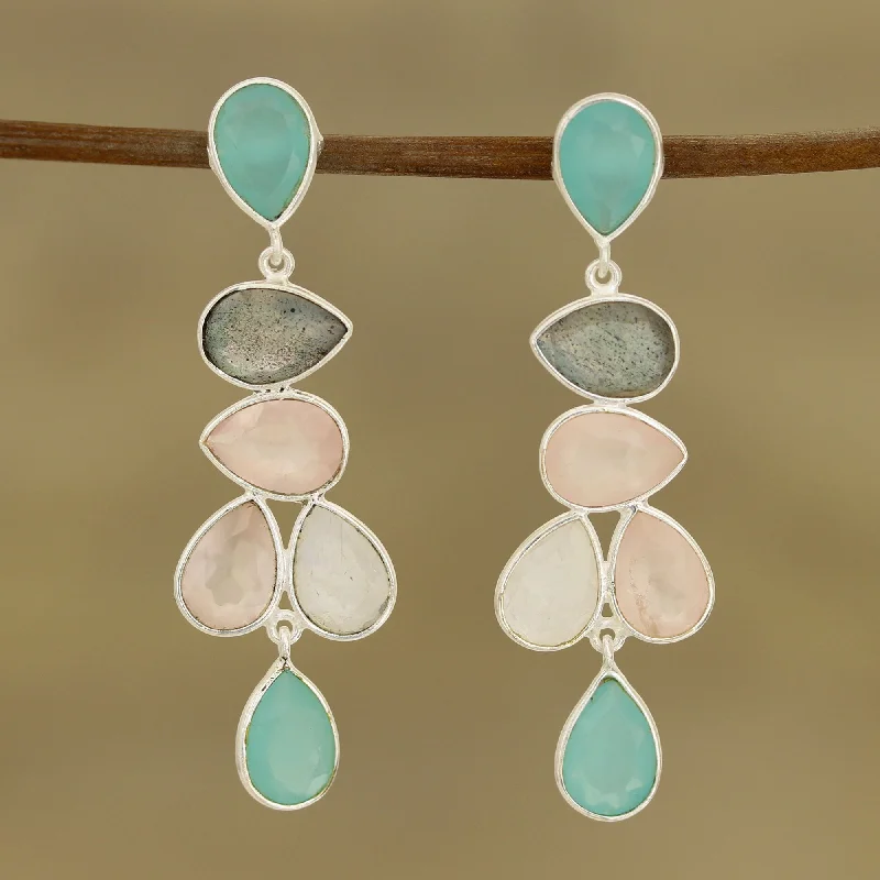Elegant Jewelry, Affordable Luxury – Shop Now Colorful Teardrops Teardrop Multi-Gemstone Dangle Earrings from India Elegant Jewelry, Affordable Luxury – Shop Now Colorful Teardrops Teardrop Multi-Gemstone Dangle Earrings from India