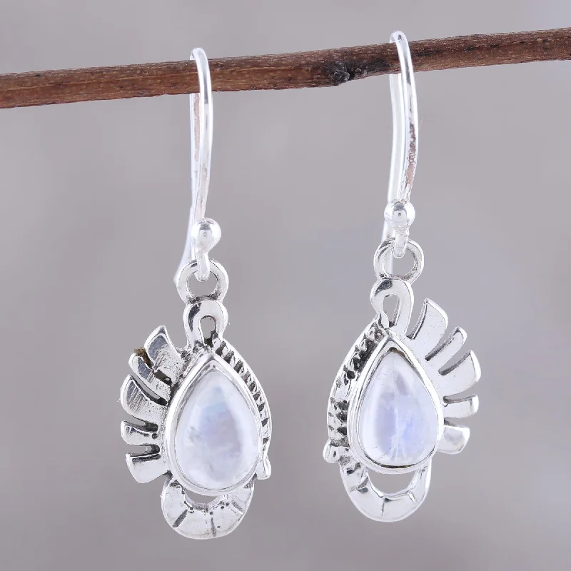 Unmissable Jewelry Sale – Shop Before It's Too Late Feather Bliss Teardrop Rainbow Moonstone Dangle Earrings Crafted in India Unmissable Jewelry Sale – Shop Before It's Too Late Feather Bliss Teardrop Rainbow Moonstone Dangle Earrings Crafted in India
