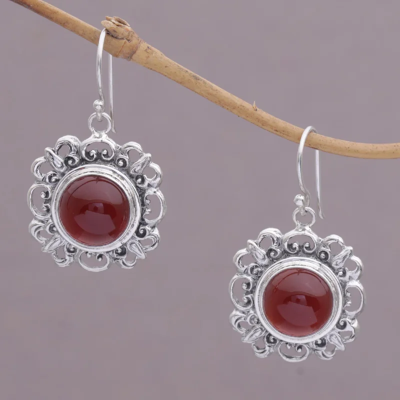 Exclusive Jewelry Offers – Sparkle For Less Jewel of Bali Carnelian and Sterling Silver Dangle Earrings from Indonesia Exclusive Jewelry Offers – Sparkle For Less Jewel of Bali Carnelian and Sterling Silver Dangle Earrings from Indonesia