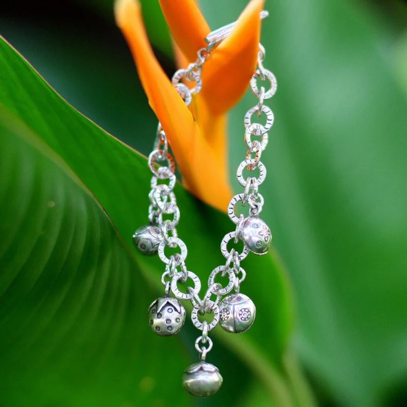 High-Quality Jewelry At A Fraction Of The Cost Ladybug Orchard Sterling Charm Bracelet
