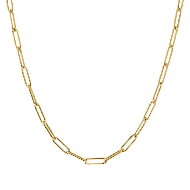 Luxury Jewelry Sale – Sparkle For Less Large Golden Links Chain Necklace