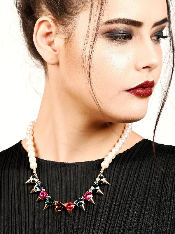 Unlock Unbeatable Jewelry Deals Before They’Re Gone Odette Women Multi-Coloured Rhine Stones And Beaded Pearl Necklace Unlock Unbeatable Jewelry Deals Before They’Re Gone Odette Women Multi-Coloured Rhine Stones And Beaded Pearl Necklace