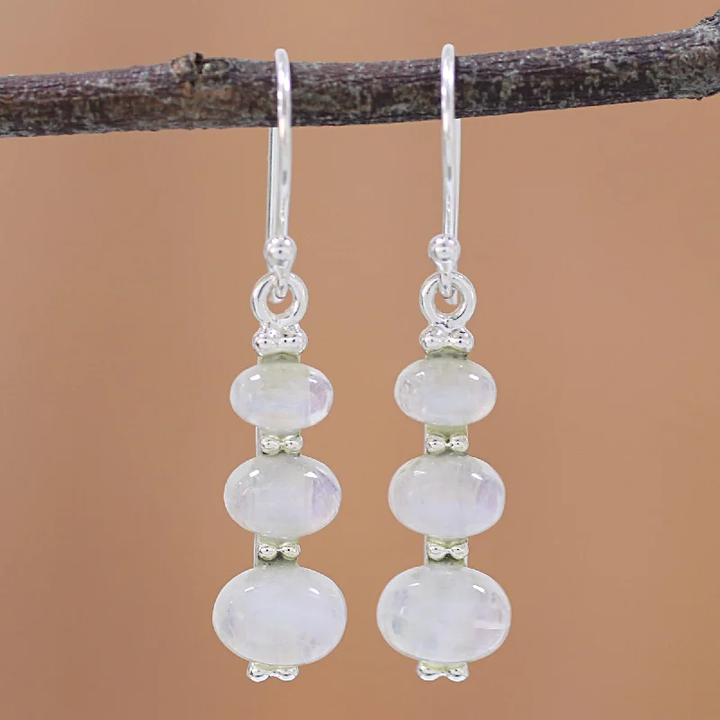 Seasonal Jewelry Deals – Elevate Your Style Natural Ellipses Rainbow Moonstone and 925 Silver Dangle Earrings from India Seasonal Jewelry Deals – Elevate Your Style Natural Ellipses Rainbow Moonstone and 925 Silver Dangle Earrings from India