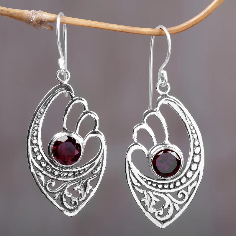 Special Sale On Handcrafted Jewelry – Shop Today Red Wings 2 Carats Garnet and Sterling Silver Balinese Earrings Special Sale On Handcrafted Jewelry – Shop Today Red Wings 2 Carats Garnet and Sterling Silver Balinese Earrings